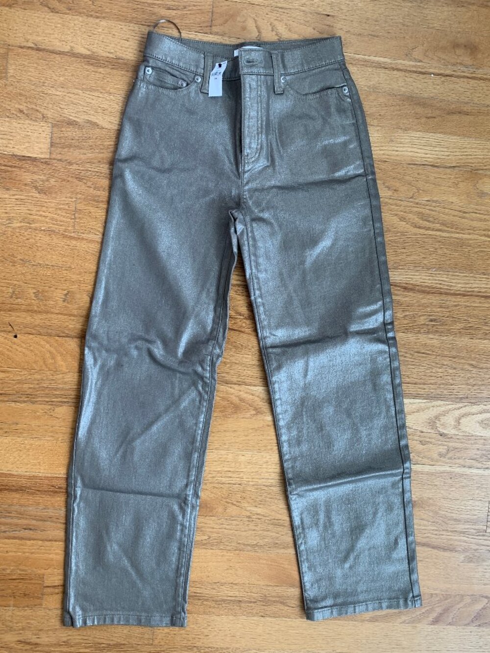 NWT 25/0 Banana Republic Metallic Jeans